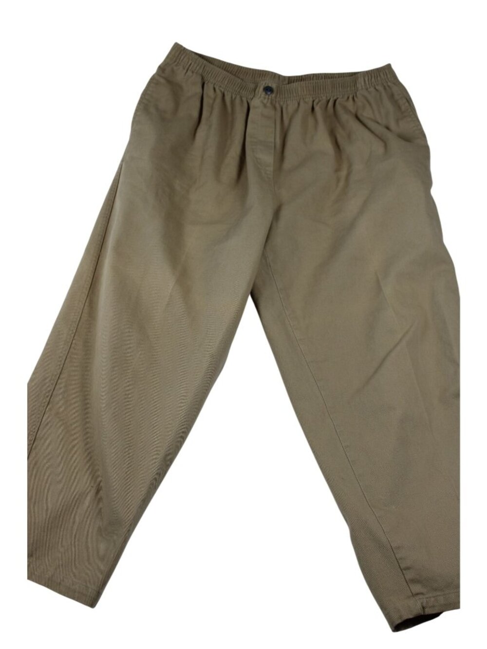 Womens Stretch Khaki Pants By Woman Within Classic Fit Size 24W